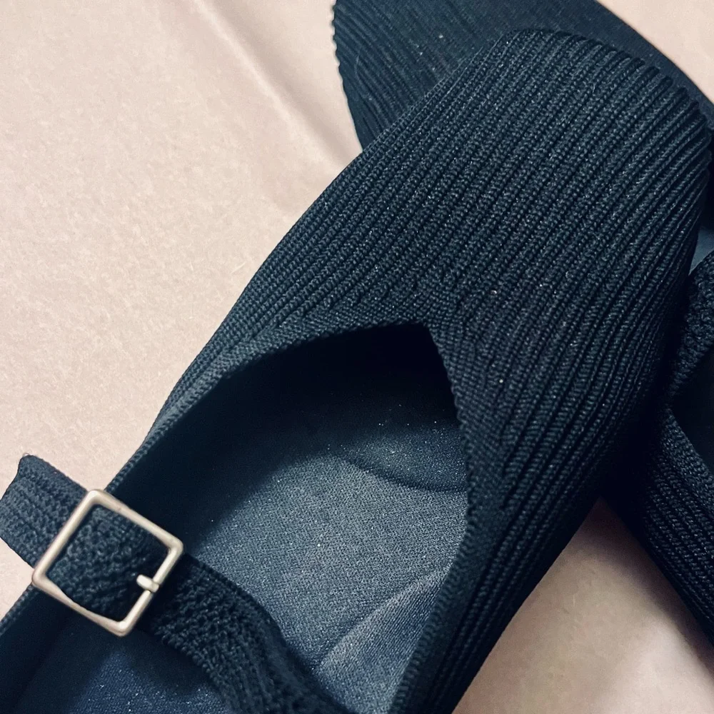 VIVAIA Mary Jane Flats – Dark Navy | Size 9 | Like New - Picture 5 of 5